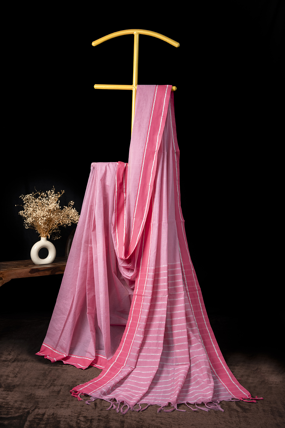 Classic Pink Saree