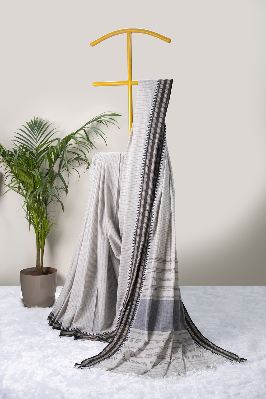 Classic Grey Saree
