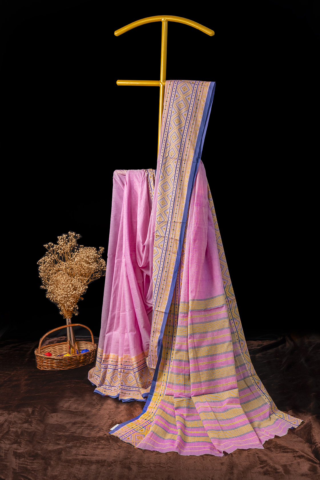 Dusky Pink Saree